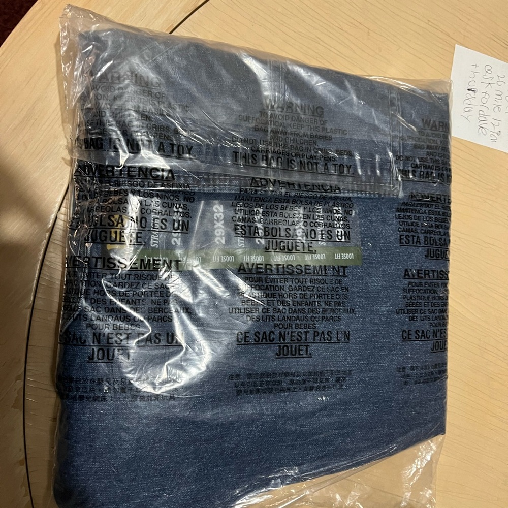 Navy blue cargo work pants never used